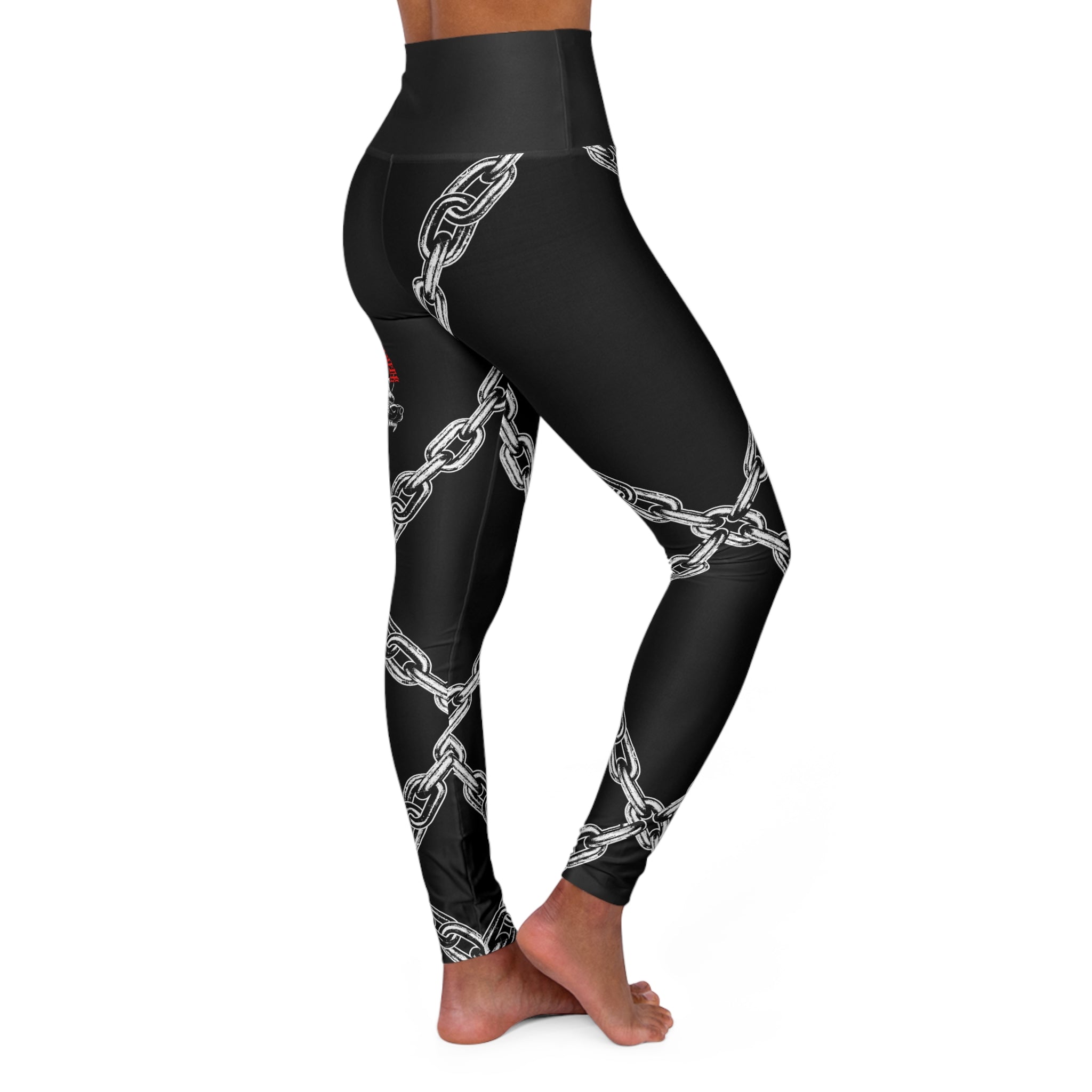 Cerberus High Waisted Leggings Any Means Necessary Clothing