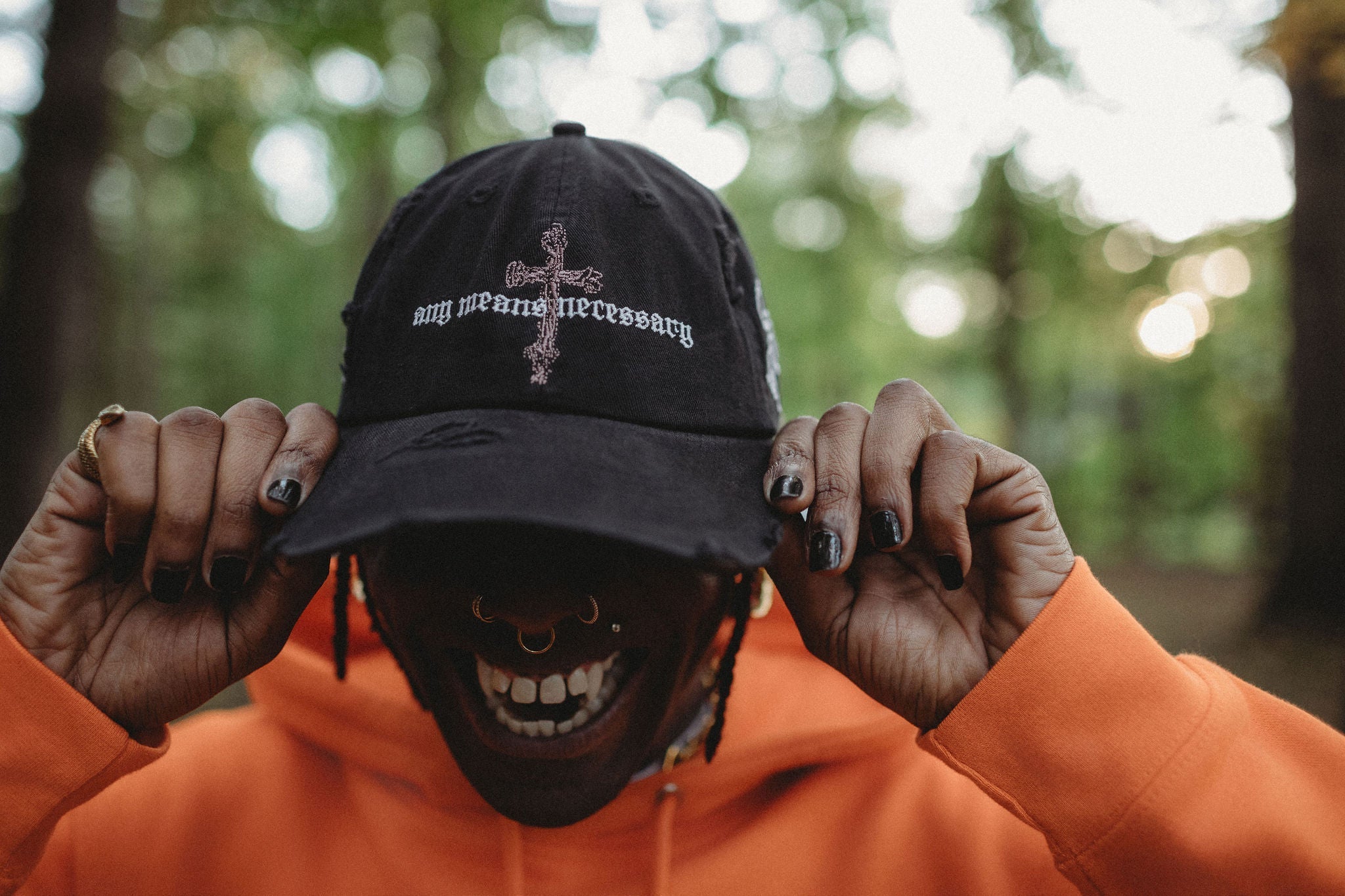 Forsaken Dad Hat Any Means Necessary Clothing