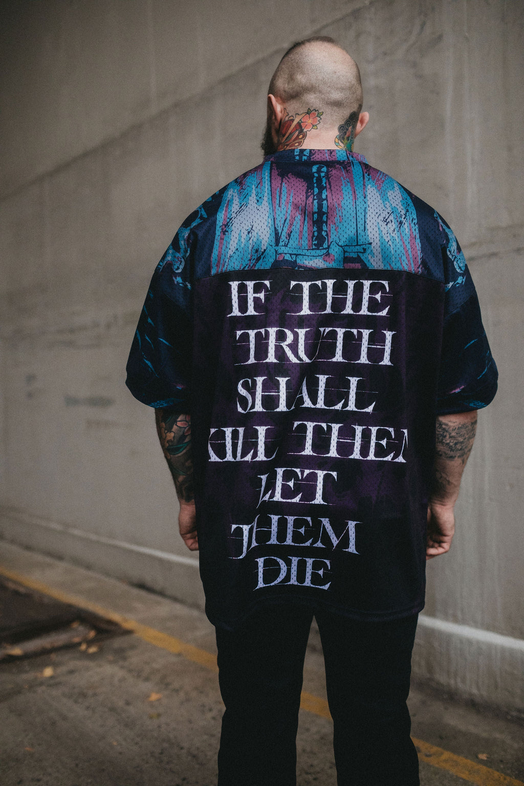 Truth Shall Kill Oversized Jersey Any Means Necessary Clothing