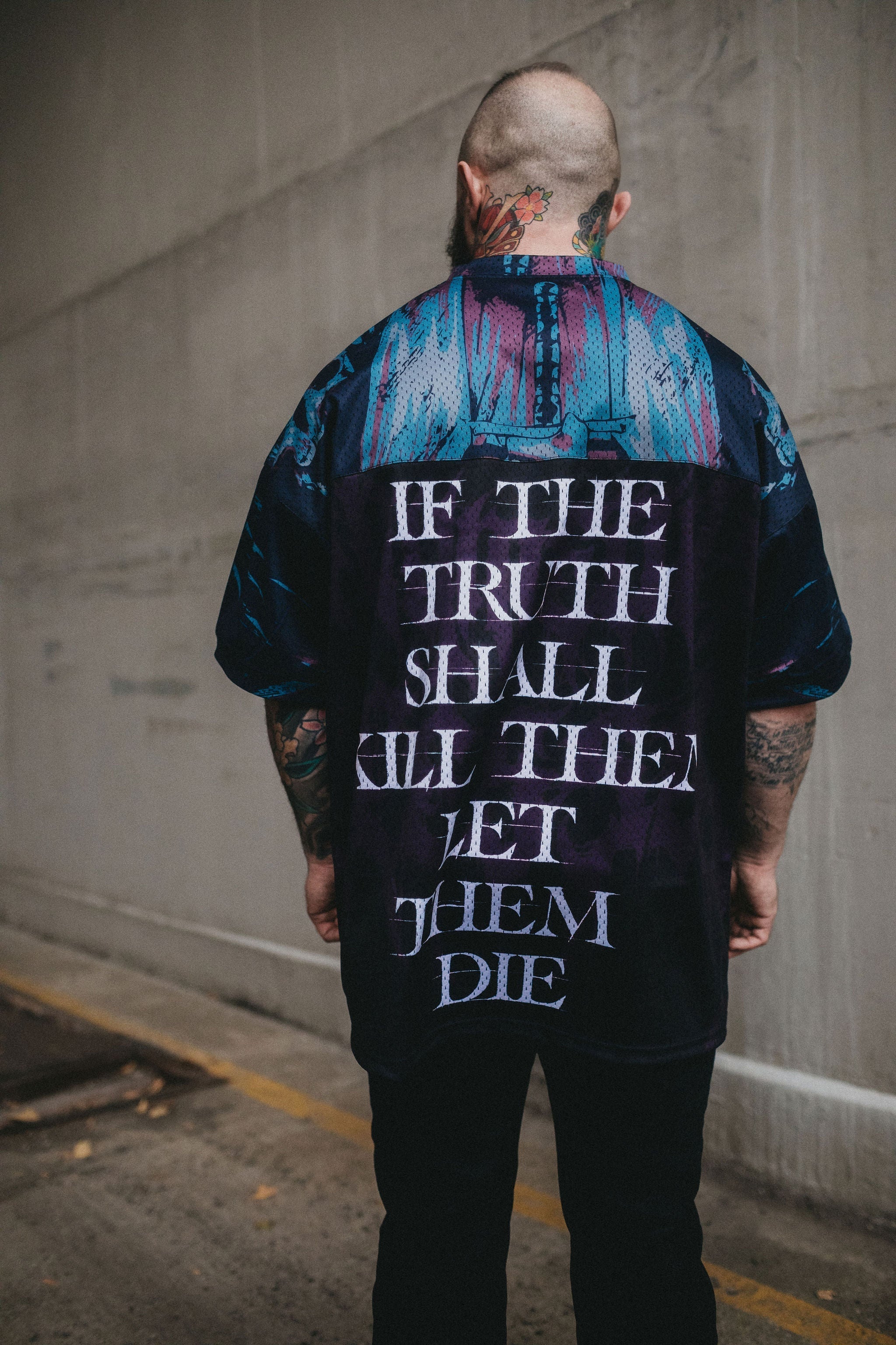 Truth Shall Kill Oversized Jersey Any Means Necessary Clothing