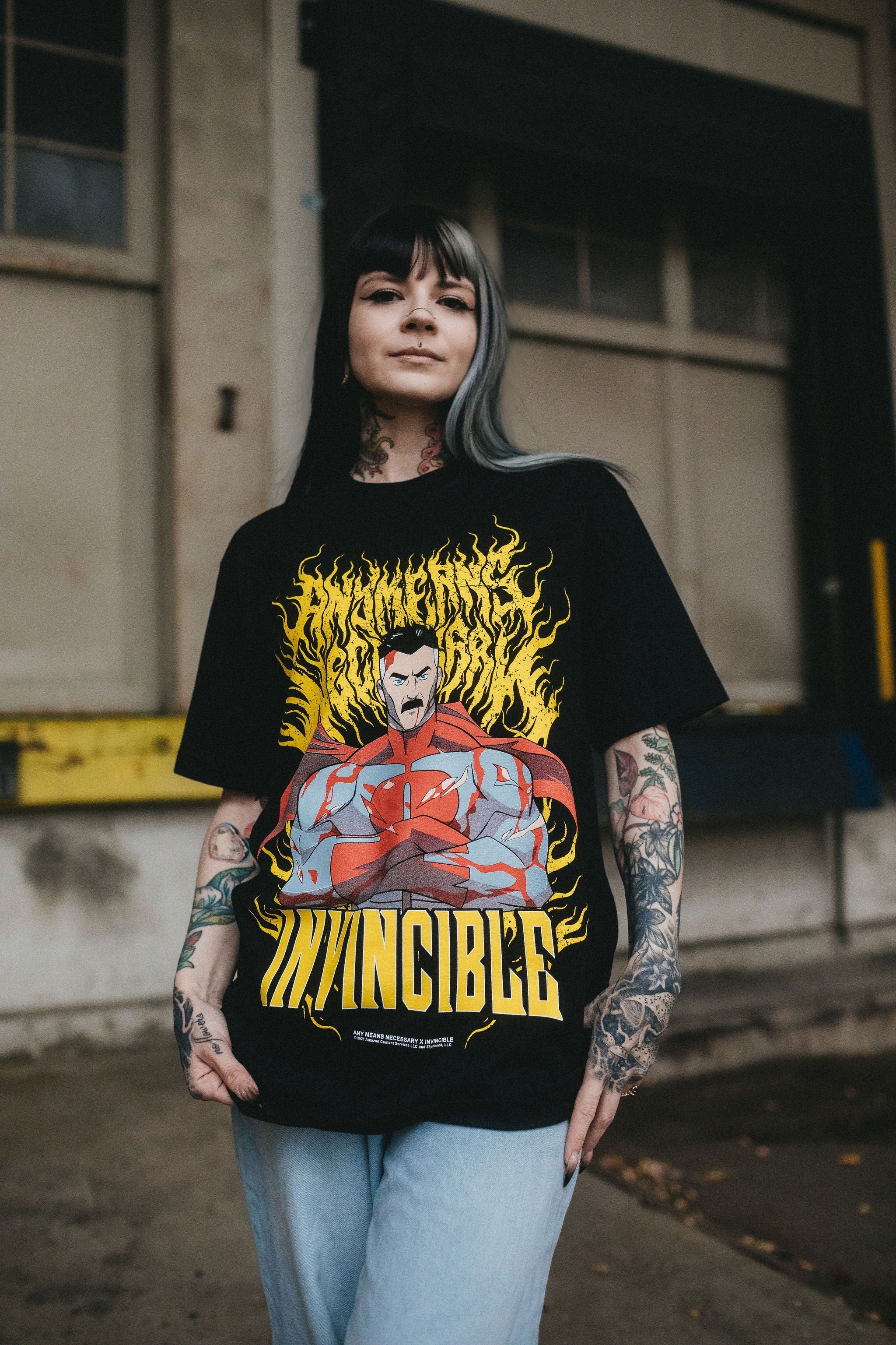 Omni-Man T-Shirt Any Means Necessary Clothing