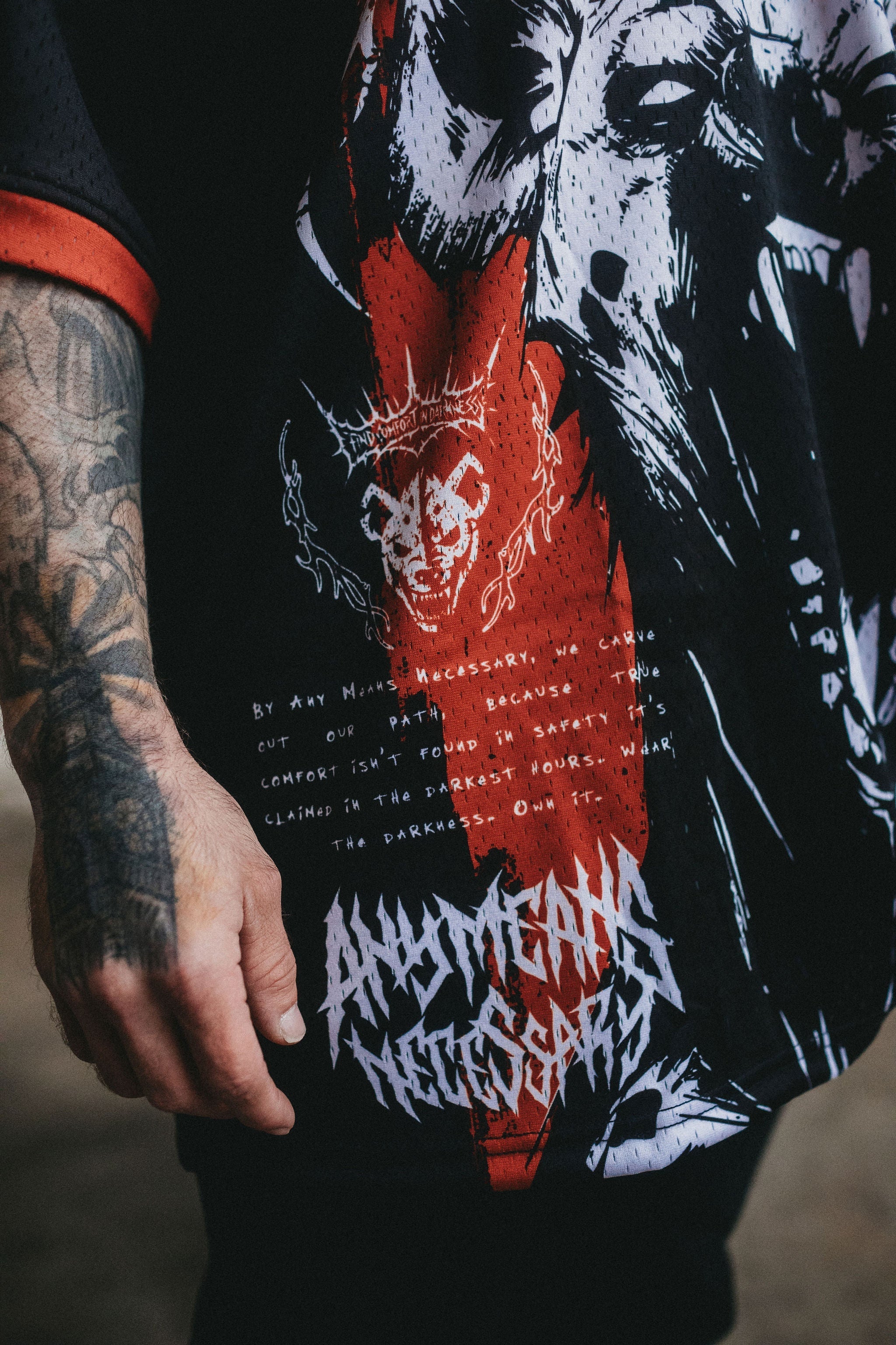 War Call Oversized Jersey Any Means Necessary Clothing
