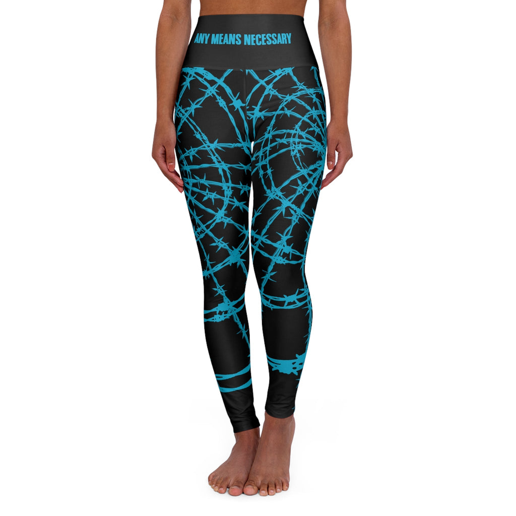 Arachnid High Waisted Leggings Any Means Necessary Clothing