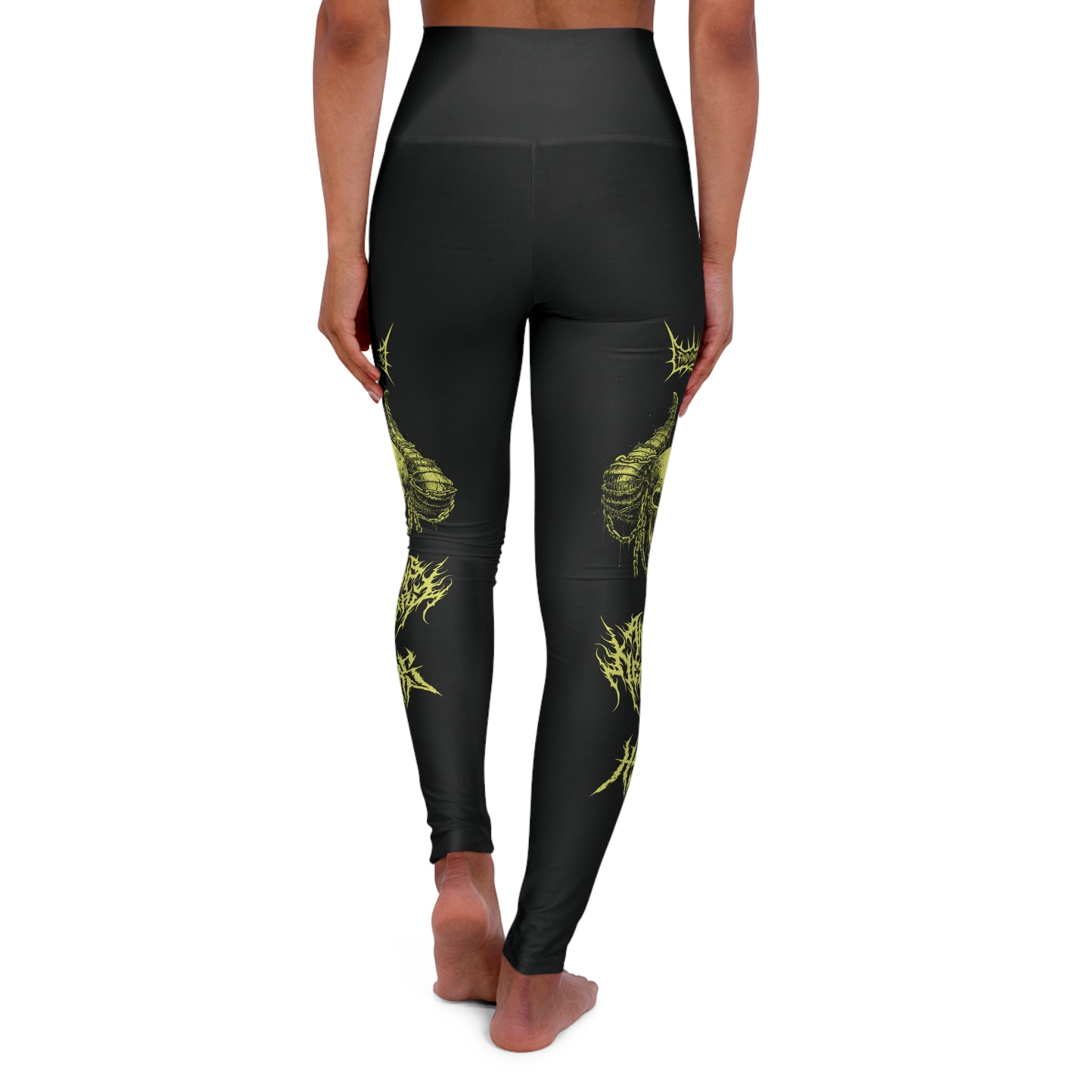 Chains High Waisted Yoga Leggings Any Means Necessary Clothing