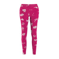 Wingbats Leggings Fuchsia Any Means Necessary Clothing