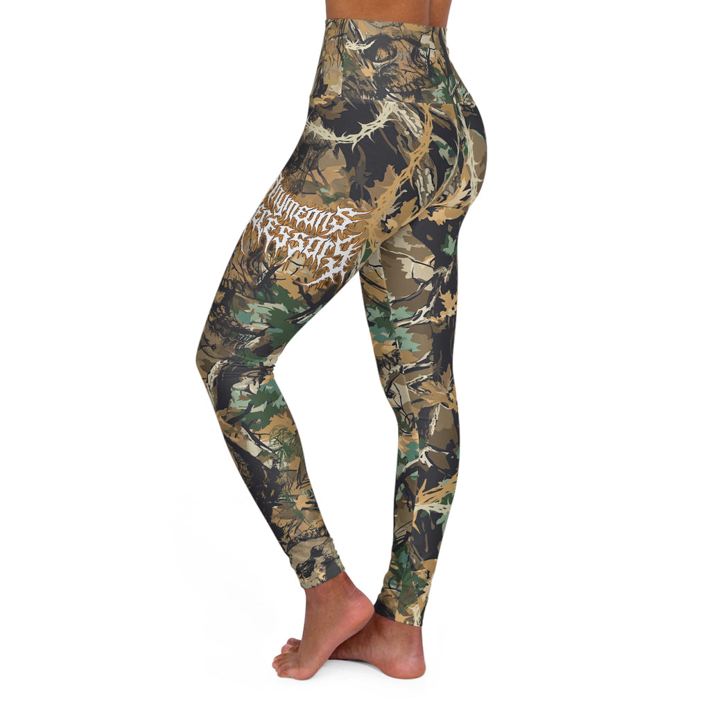 Mayhem Camo High Waisted Yoga Leggings Any Means Necessary Clothing