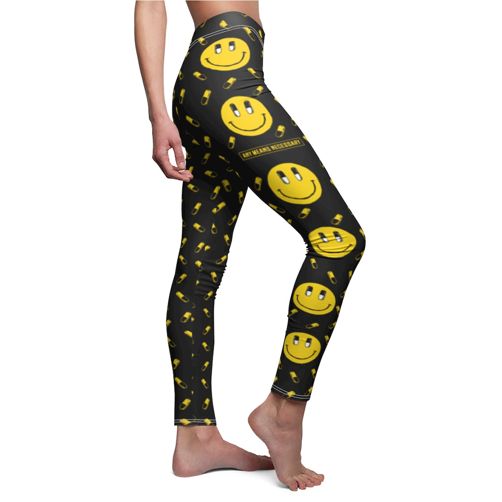 Happy Pills Leggings Any Means Necessary Clothing
