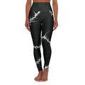 Spina Noctis High Waisted Yoga Leggings Any Means Necessary Clothing