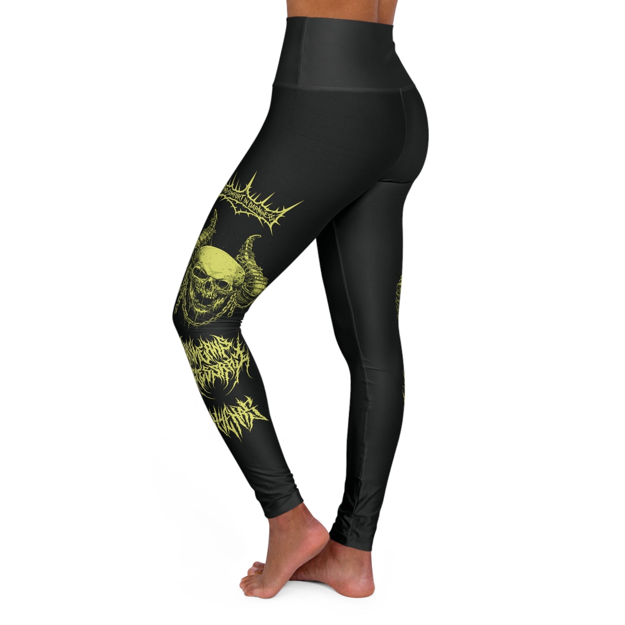 Chains High Waisted Yoga Leggings Any Means Necessary Clothing
