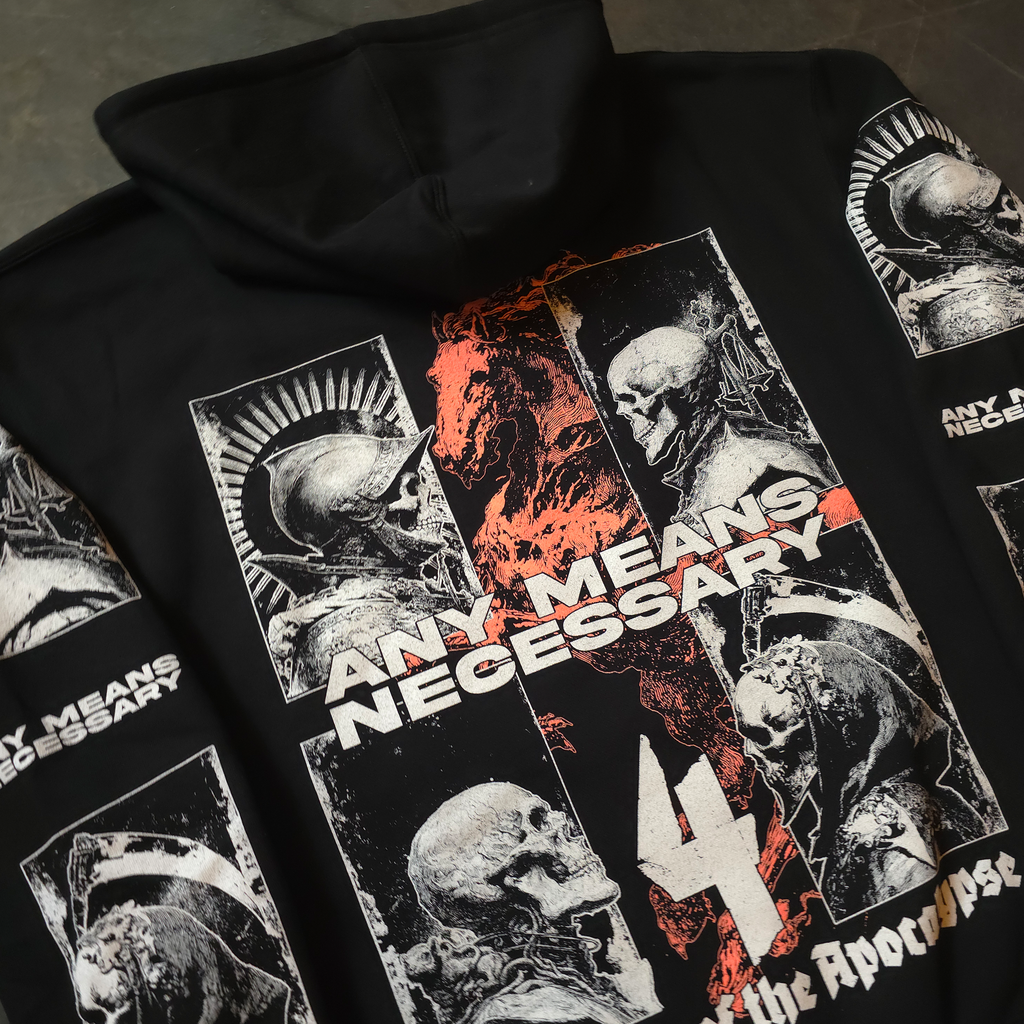 4 Horsemen Pullover Hoodie Any Means Necessary Clothing