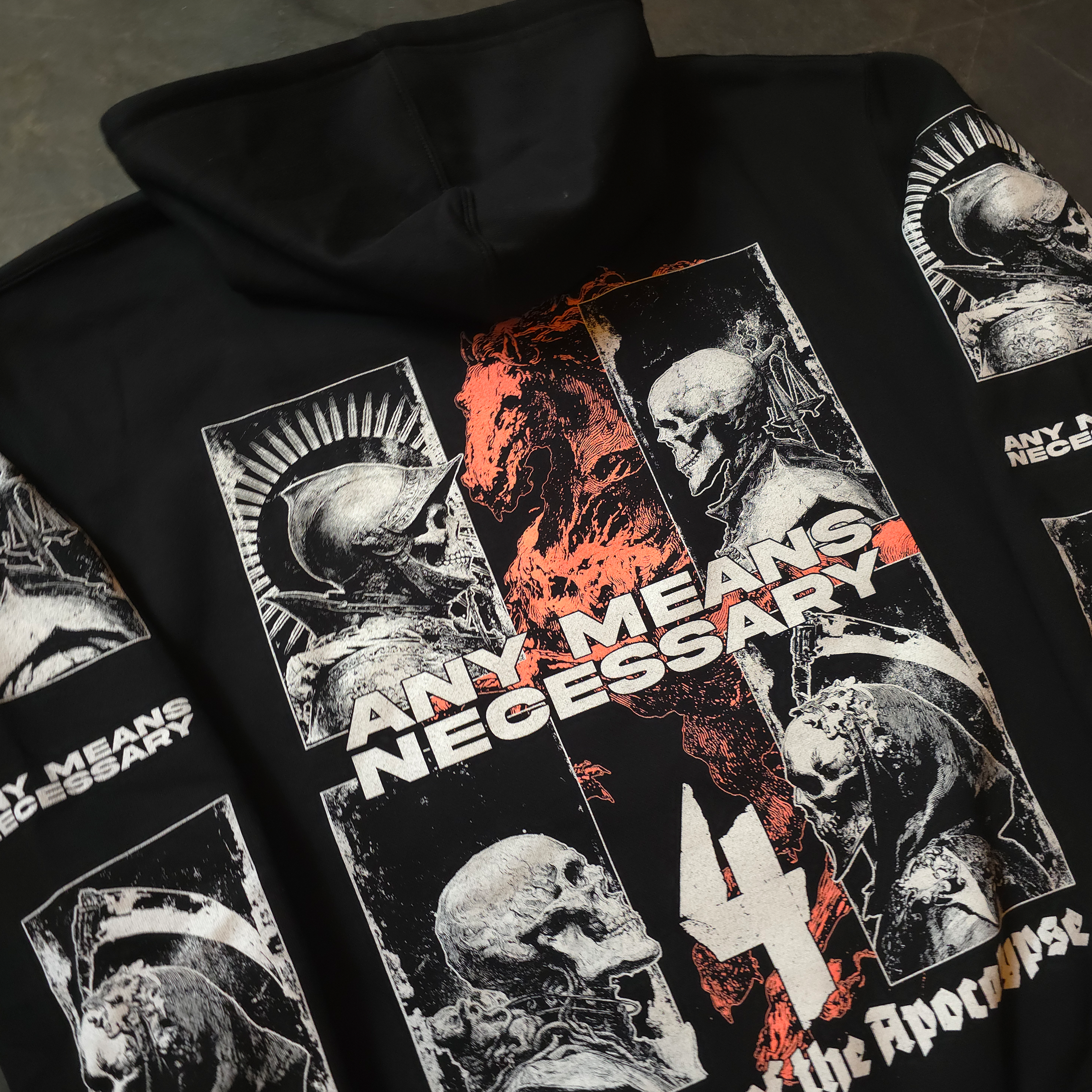 4 Horsemen Pullover Hoodie Any Means Necessary Clothing