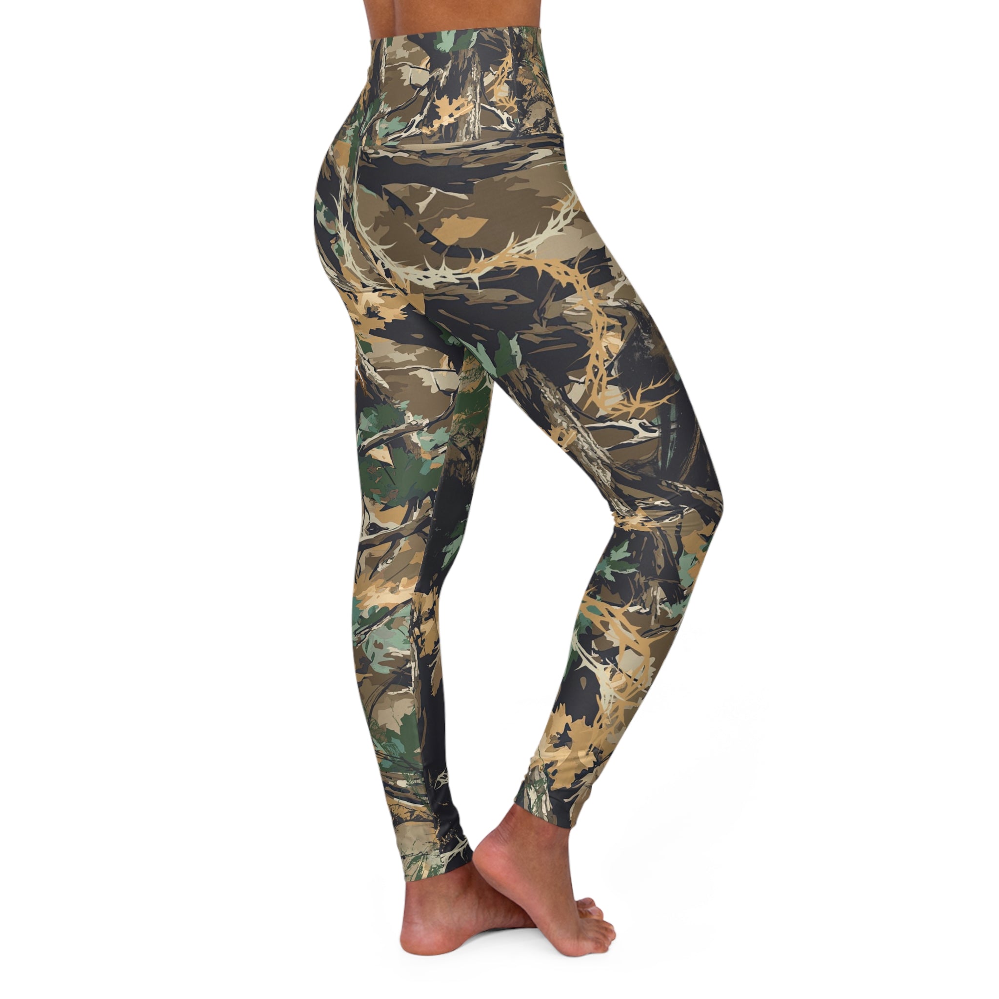 Mayhem Camo High Waisted Yoga Leggings Any Means Necessary Clothing