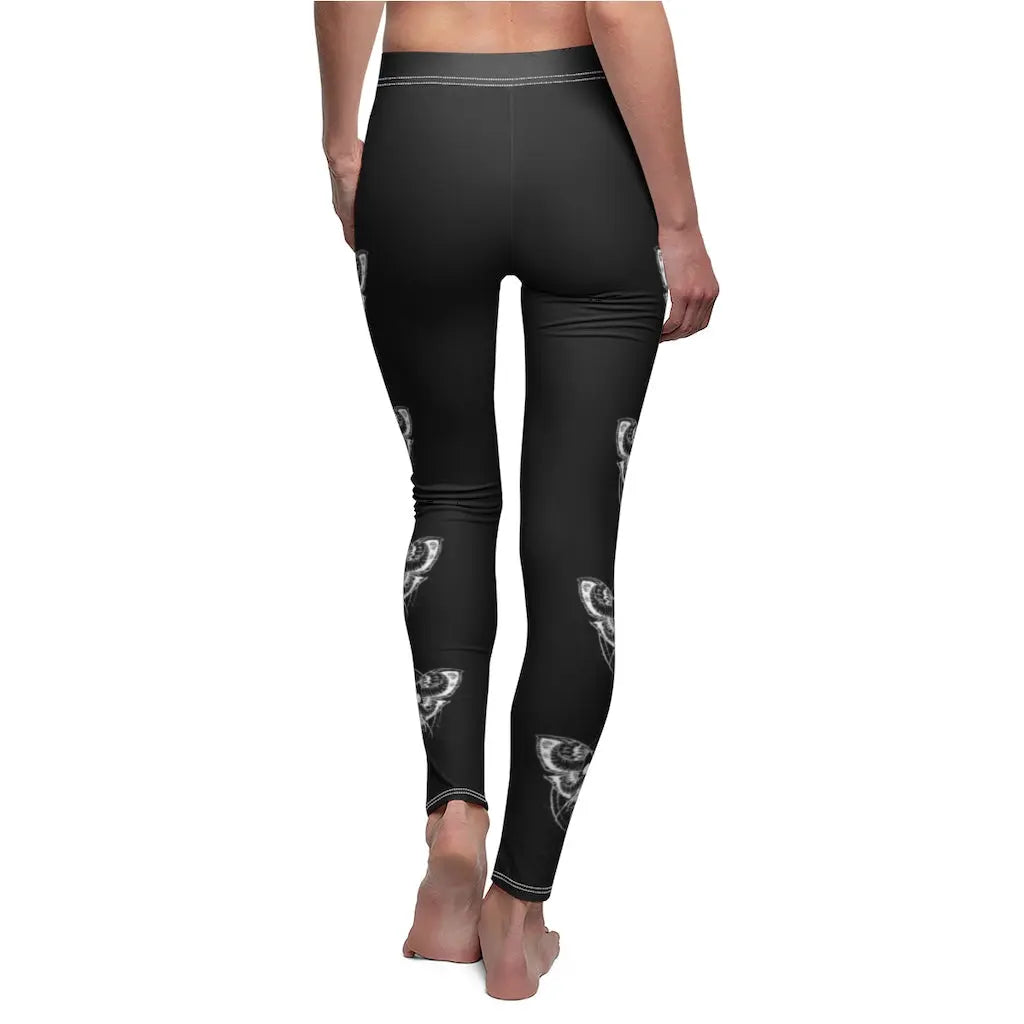 Death Moth Leggings Black Any Means Necessary Clothing