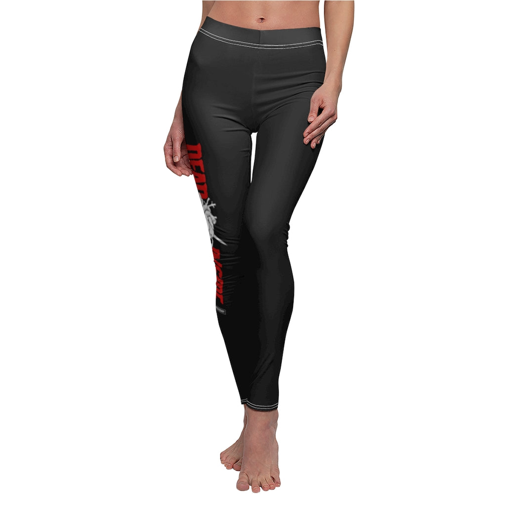 Dead Inside Leggings Black Any Means Necessary Clothing
