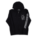 It's All In Your Head Zip Up Hoodie Black Any Means Necessary Clothing