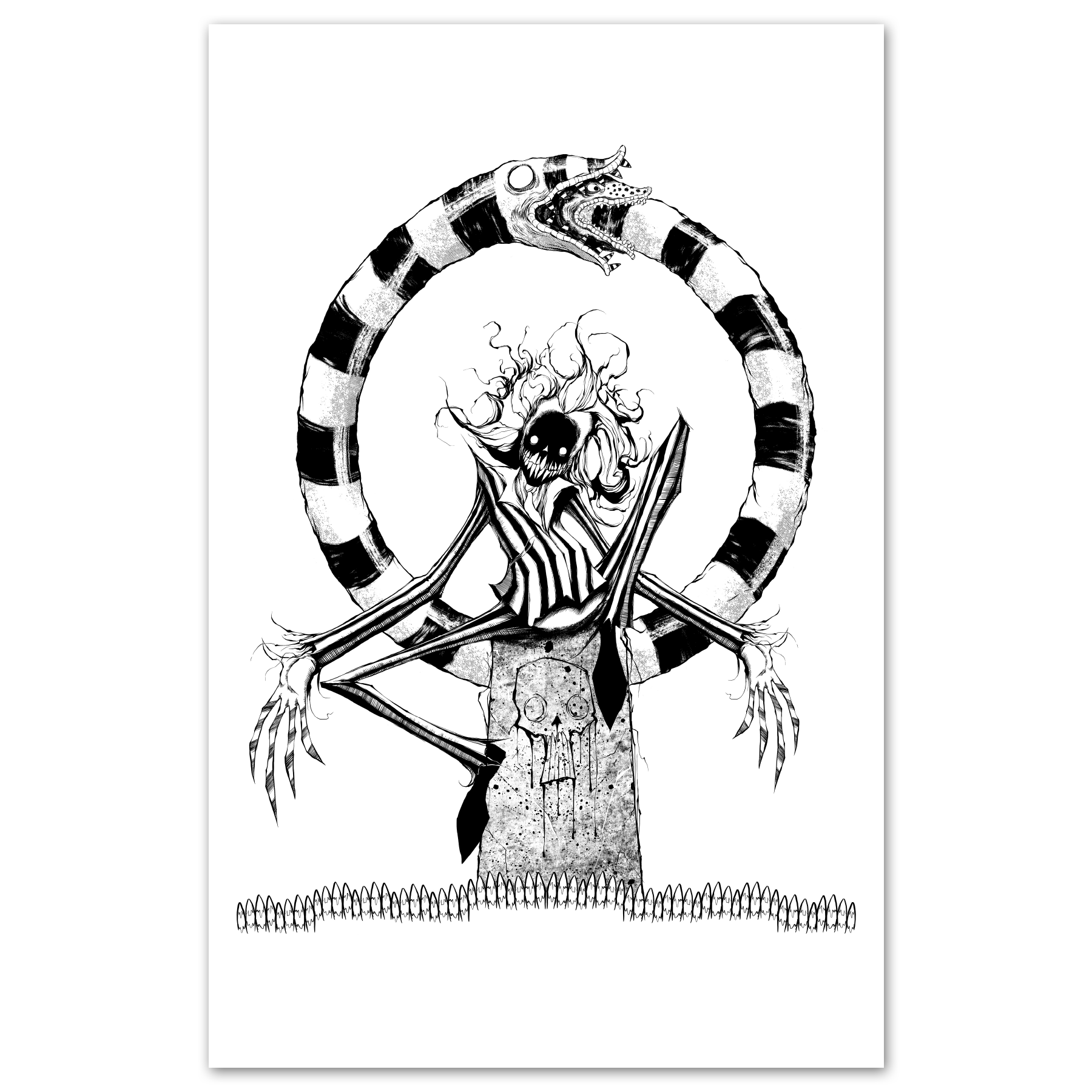 Beetlejuice Print Any Means Necessary Clothing