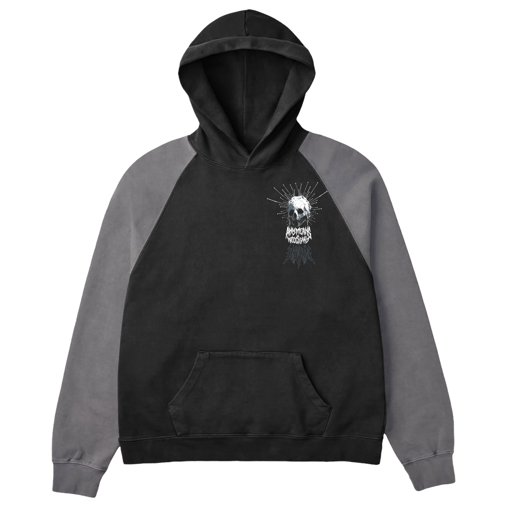 Empty Pullover Hoodie Black/Cement Any Means Necessary Clothing