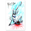 Falling in Love Print Any Means Necessary Clothing