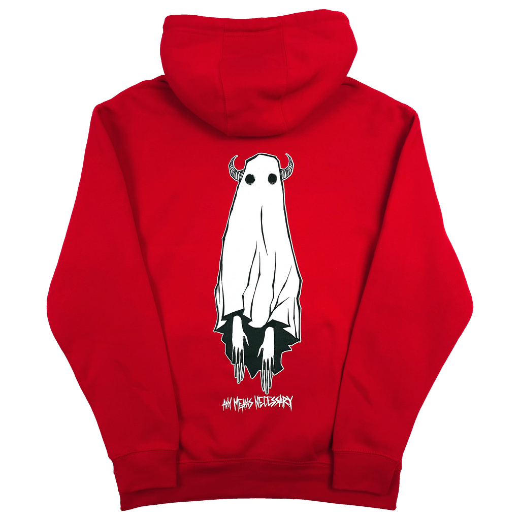 Ghost Boy Pullover Hoodie Any Means Necessary Clothing