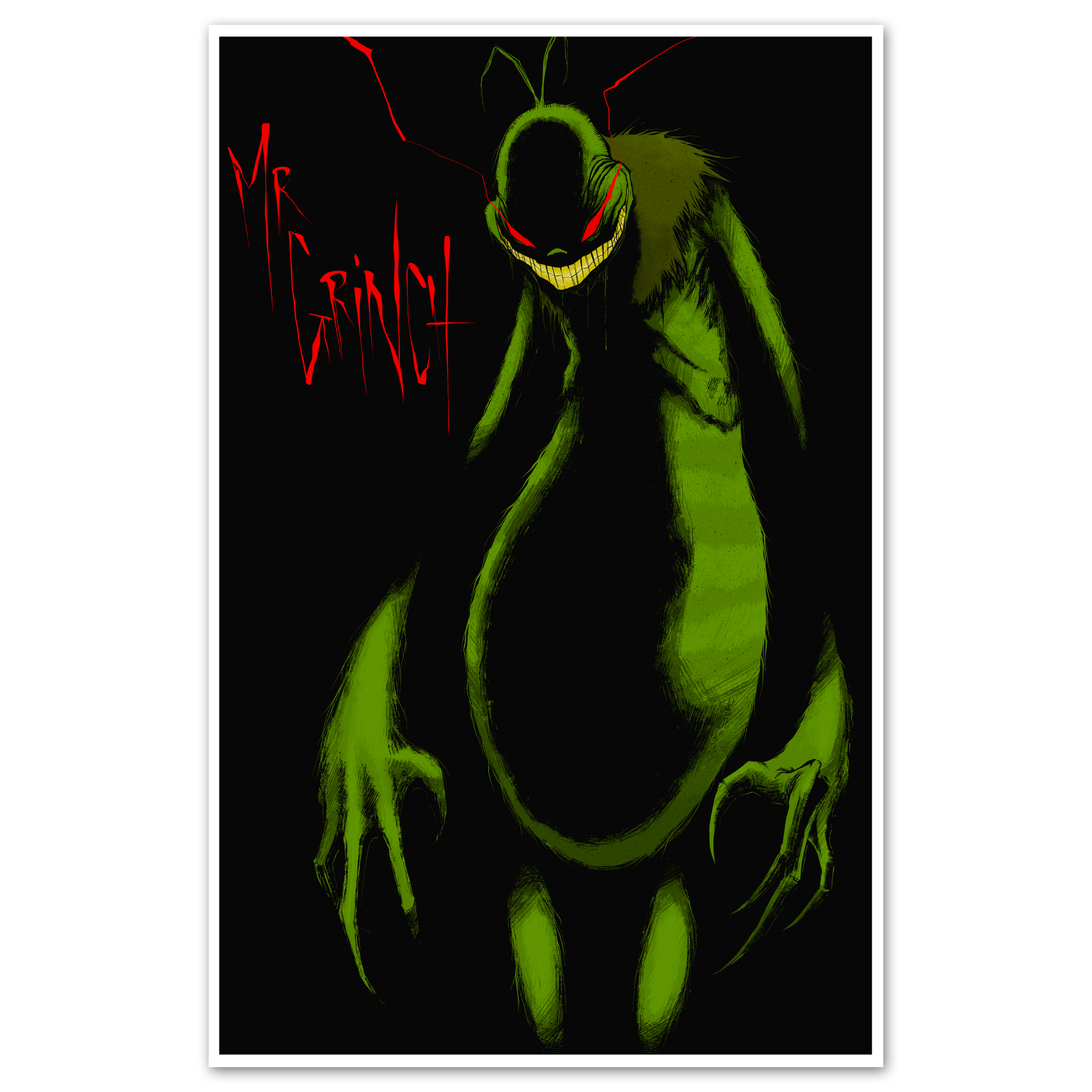 Grinch Print Any Means Necessary Clothing
