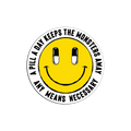 Happy Pills Sticker Any Means Necessary Clothing