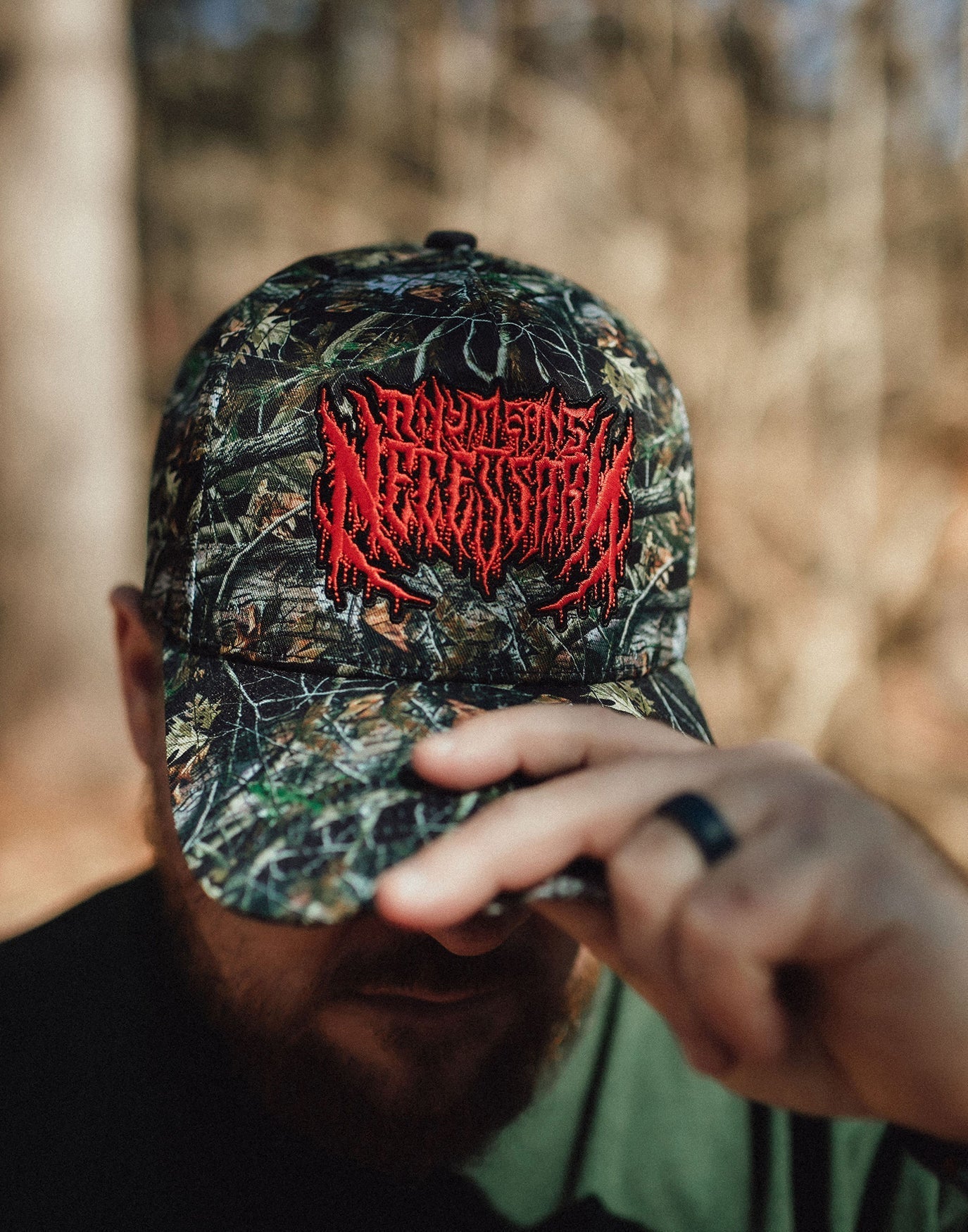 Hardcore Hat Camo Any Means Necessary Clothing