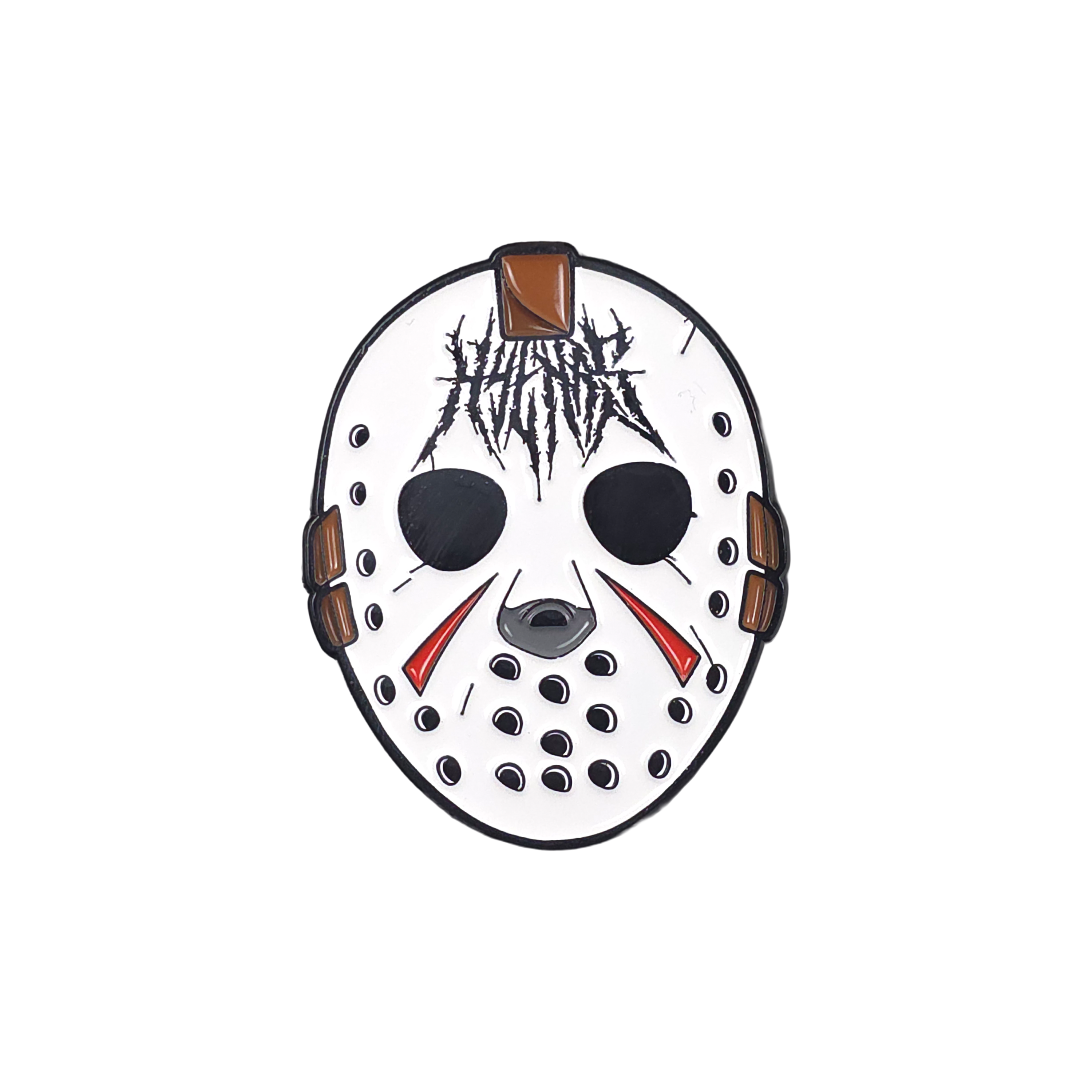 Hockey Hyena Enamel Pin Any Means Necessary Clothing