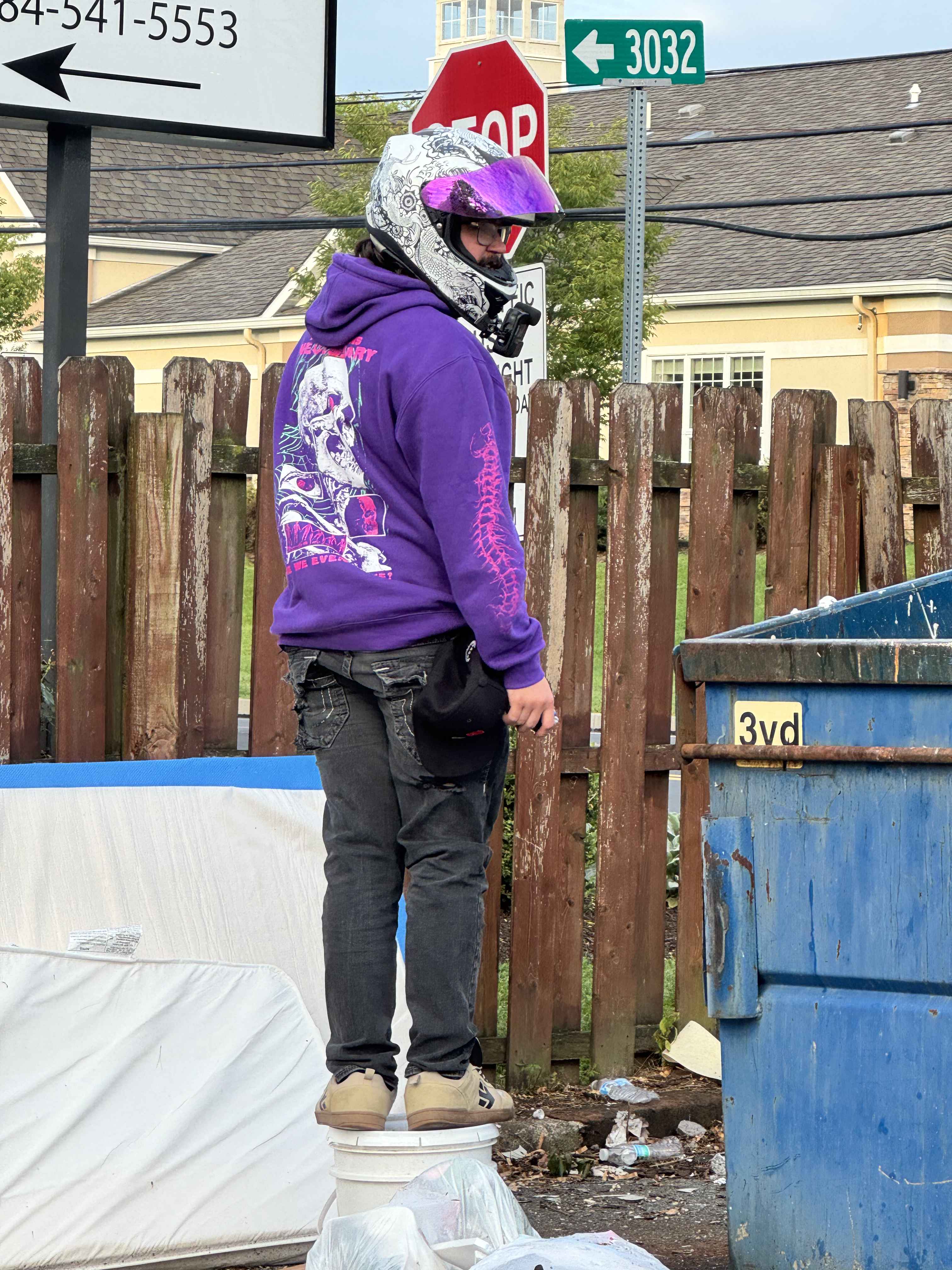 Are We Even Alive Pullover Hoodie Purple Any Means Necessary Clothing