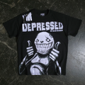 I'm Depressed T-Shirt Black Any Means Necessary Clothing