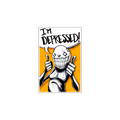 I'm Depressed Sticker Any Means Necessary Clothing