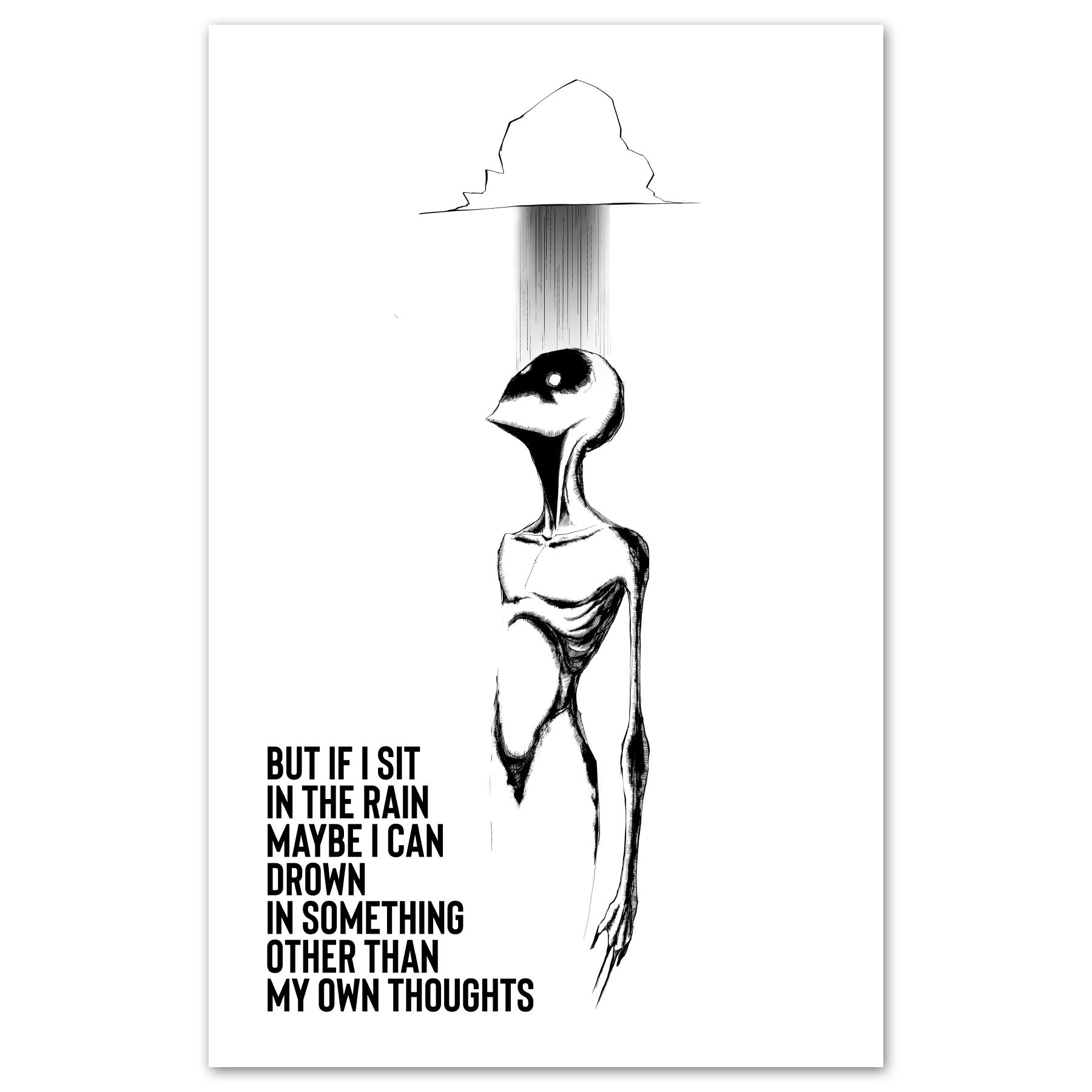 In The Rain Print Any Means Necessary Clothing