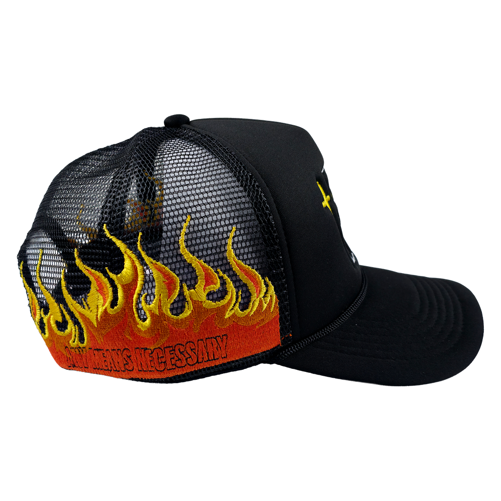 Let the Weak Burn Hat Any Means Necessary Clothing