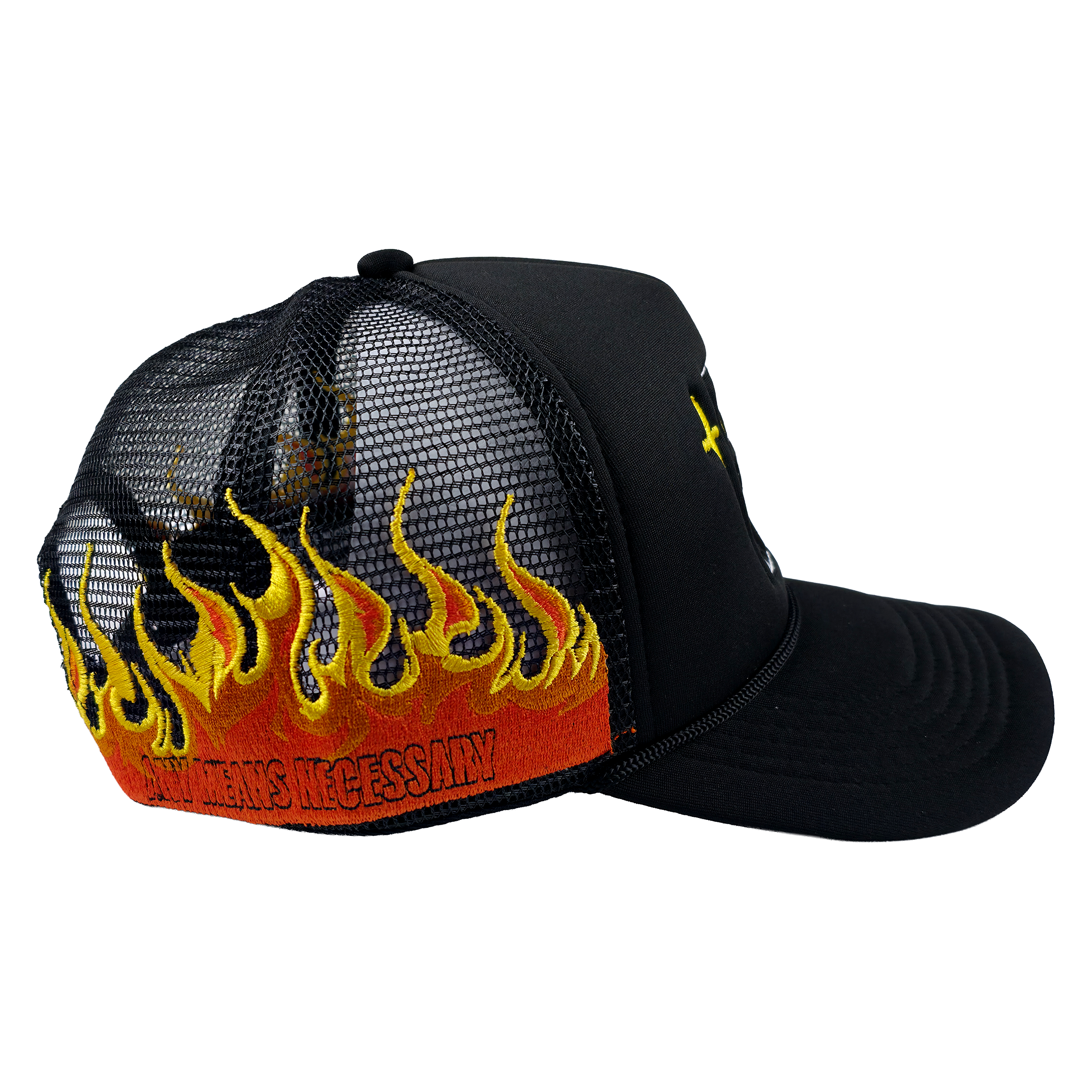 Let the Weak Burn Hat Any Means Necessary Clothing