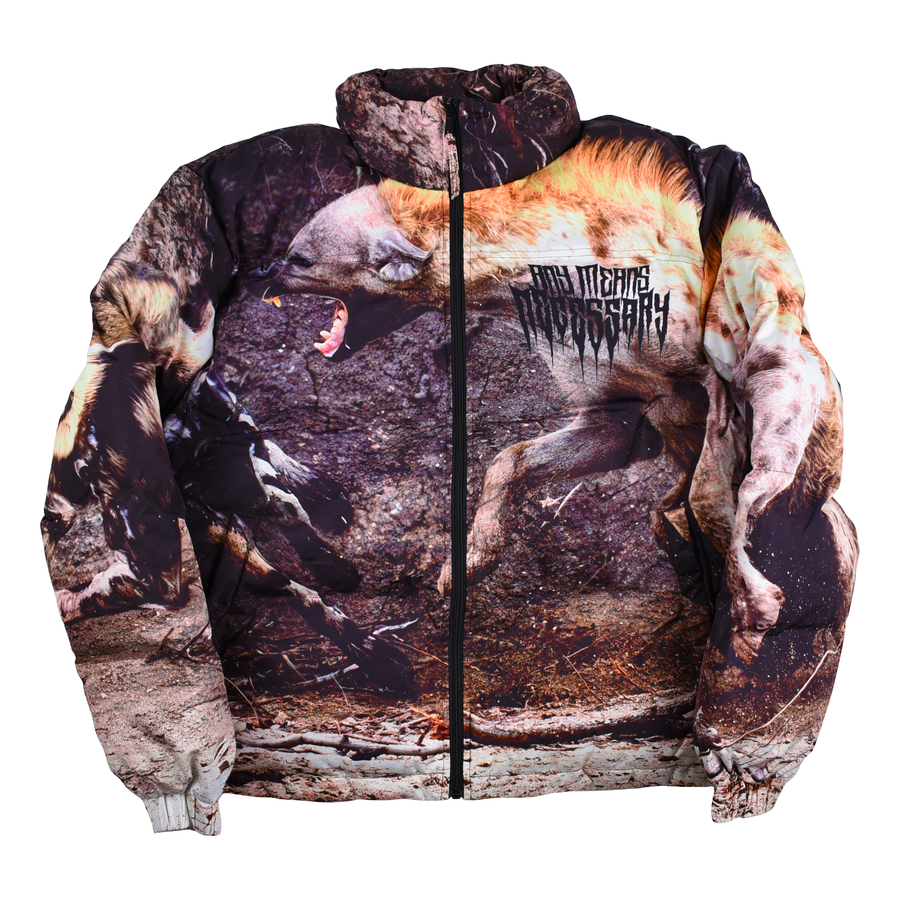 Last Stand Puffer Jacket Any Means Necessary Clothing