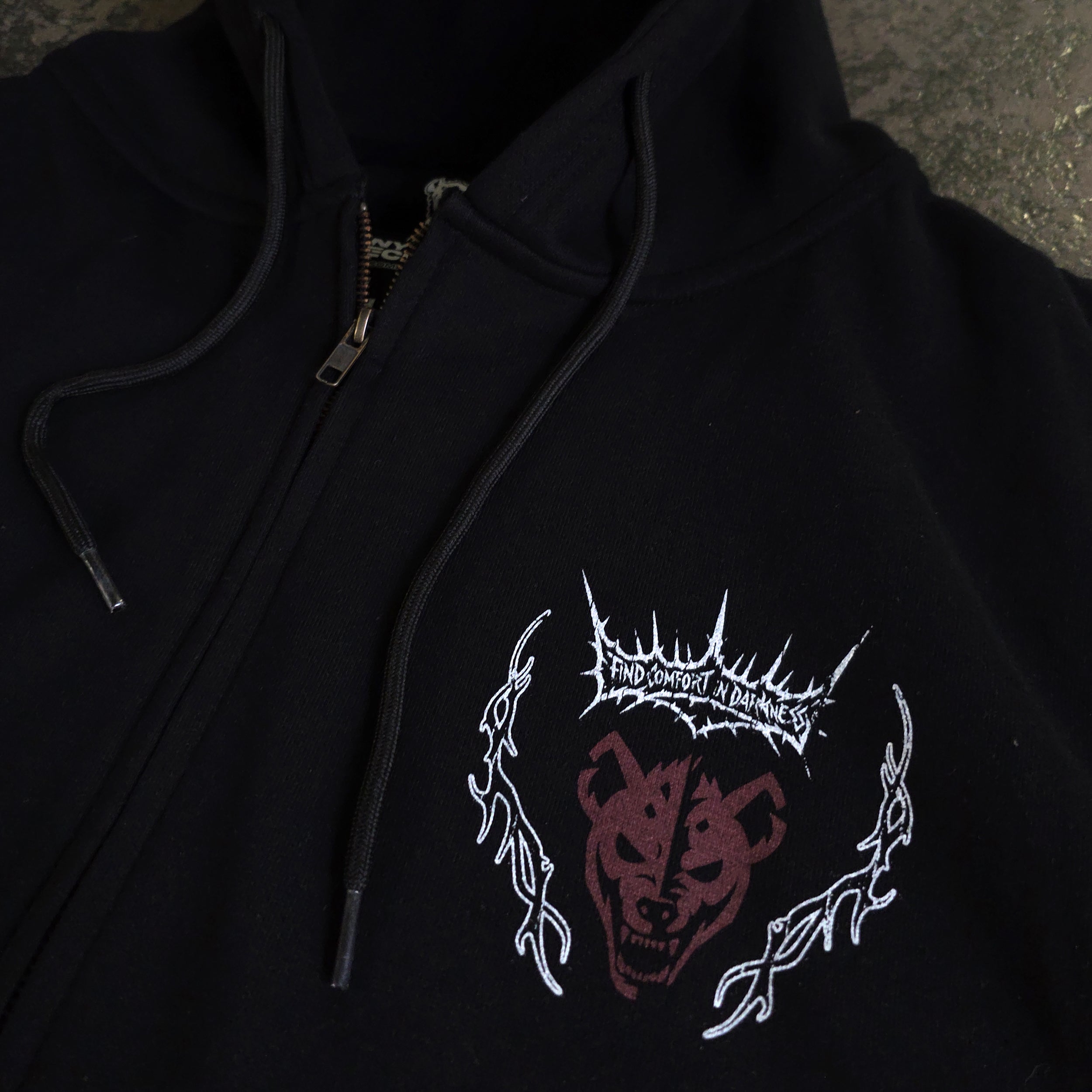 Mantra Zip Up Hoodie Any Means Necessary Clothing