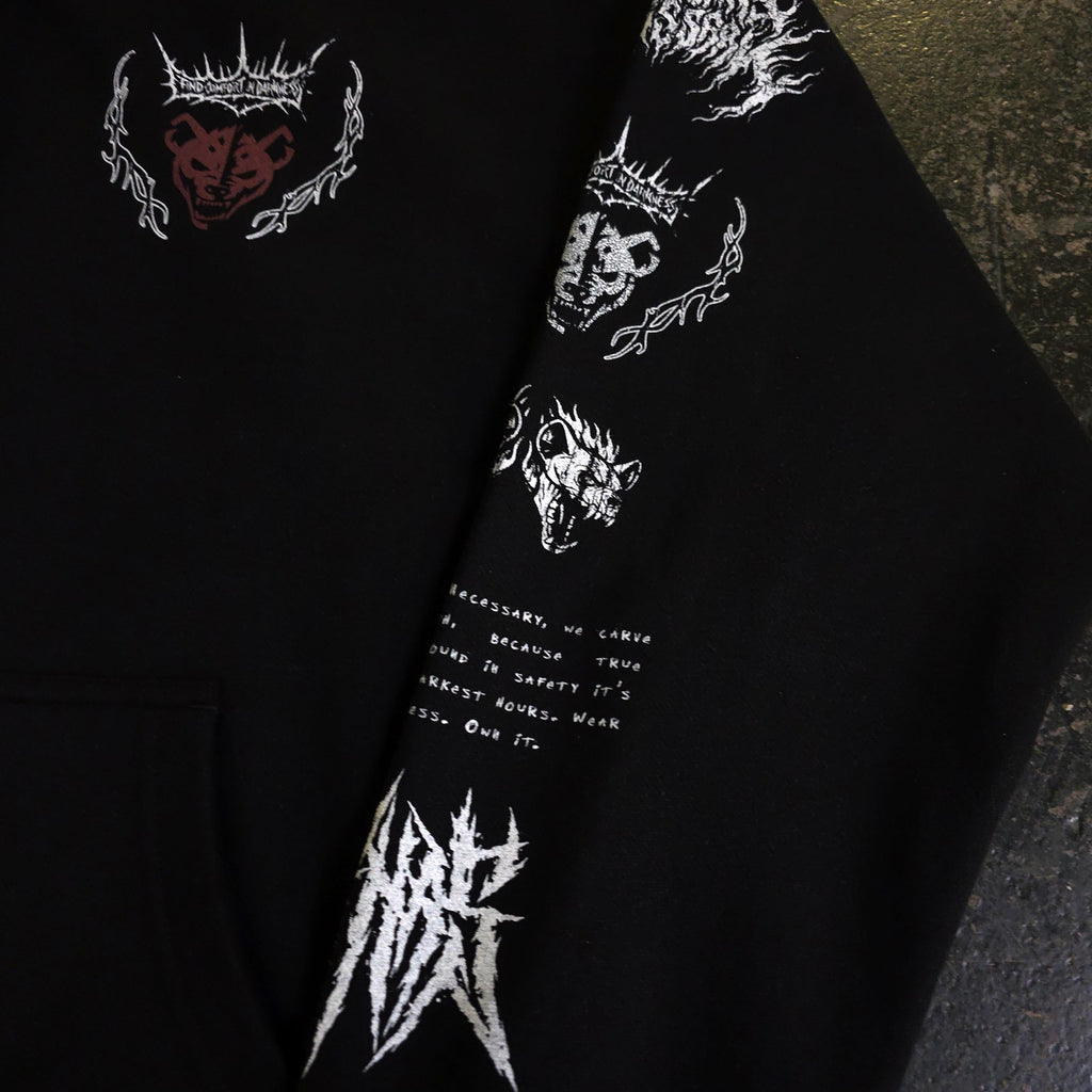 Mantra Zip Up Hoodie Any Means Necessary Clothing