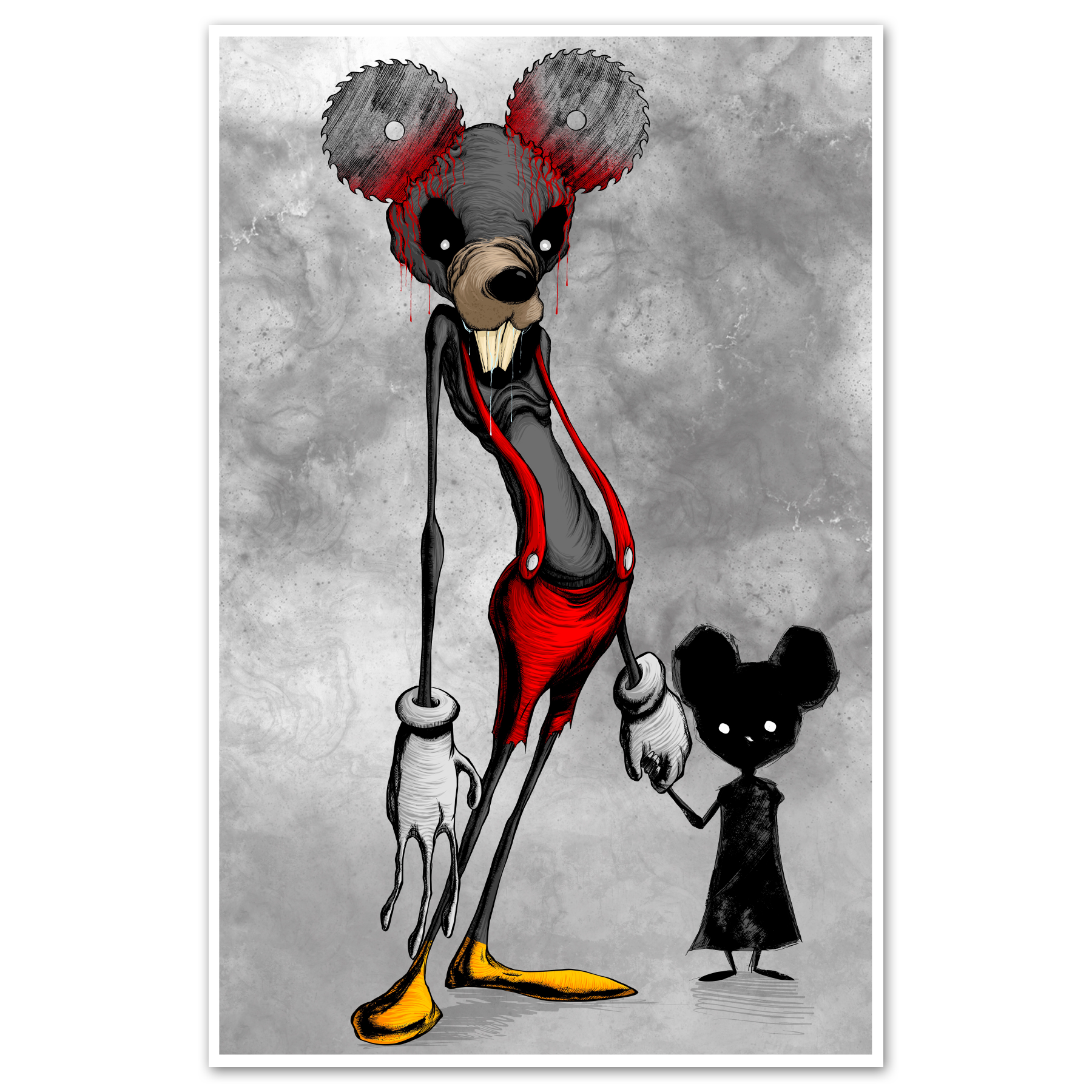 Mickey Massacre Print Any Means Necessary Clothing