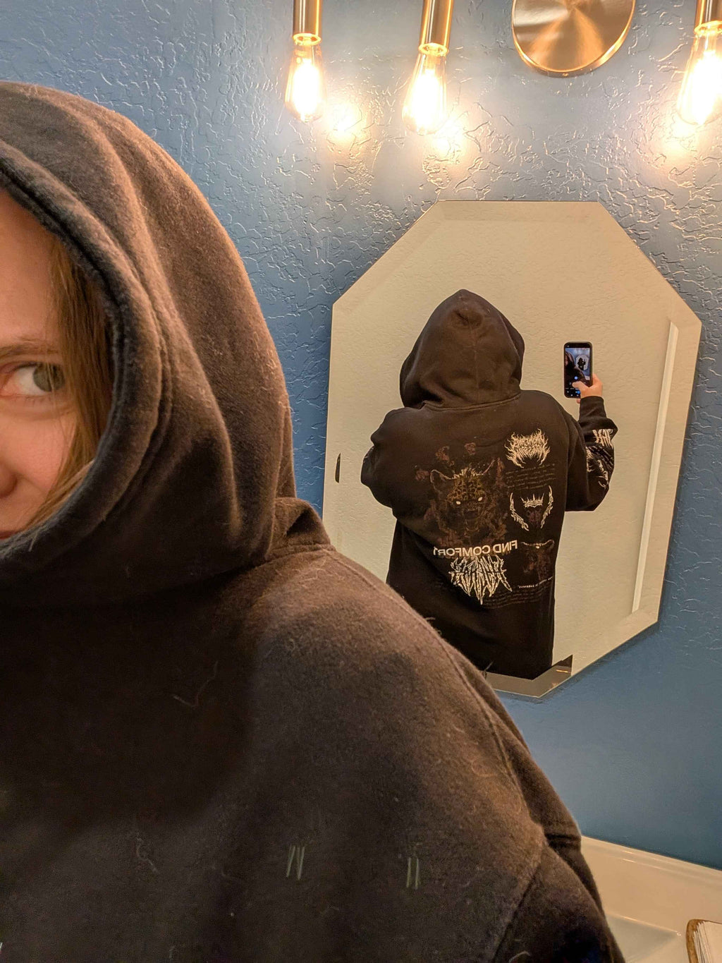 Mantra Zip Up Hoodie Any Means Necessary Clothing
