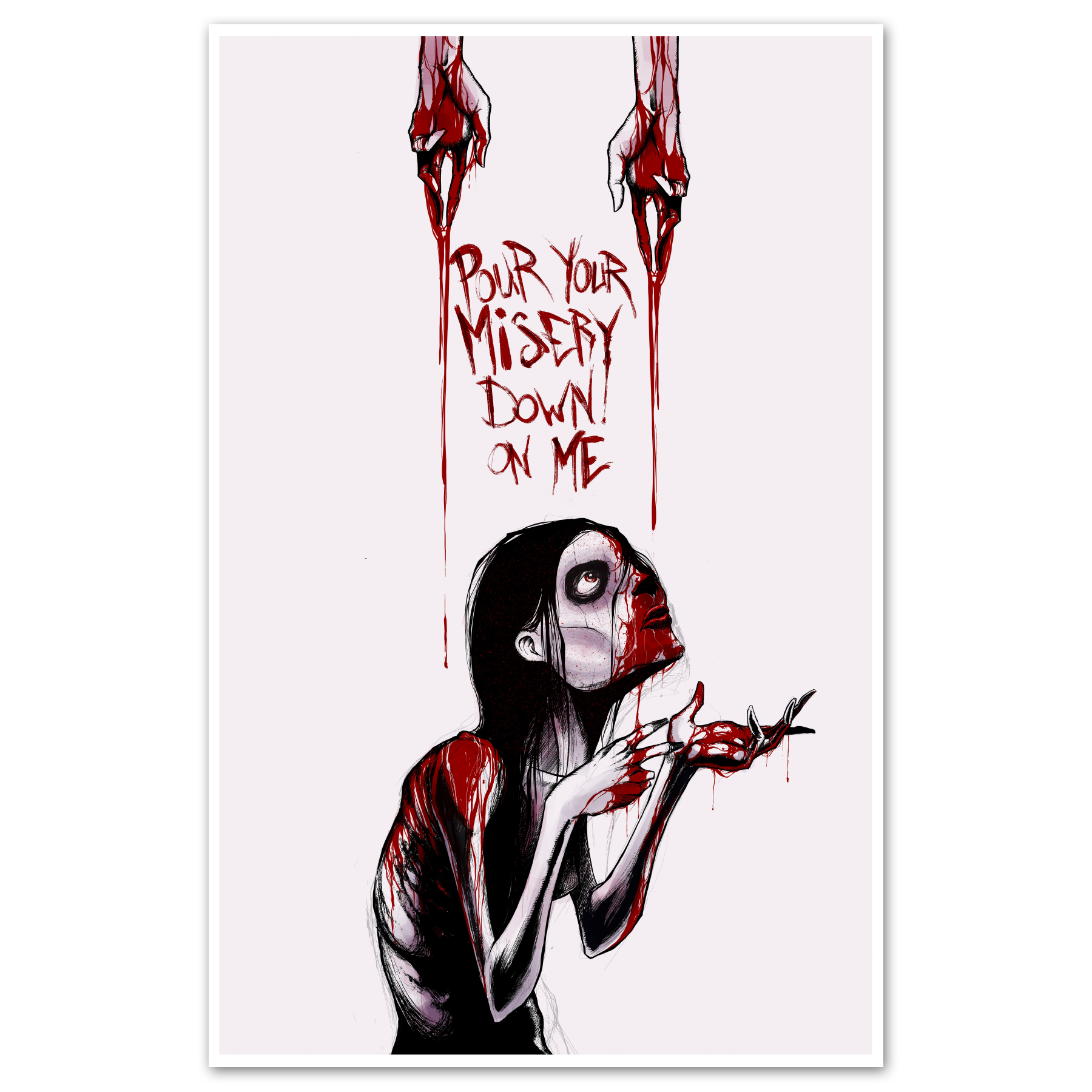 Pour Your Misery Print Any Means Necessary Clothing