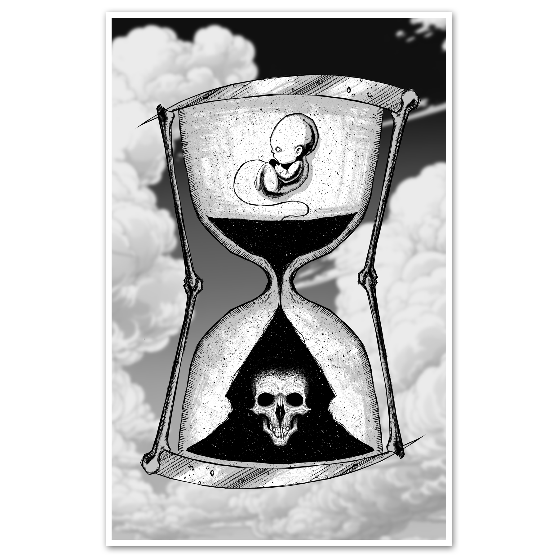 Matter of Time Print Any Means Necessary Clothing
