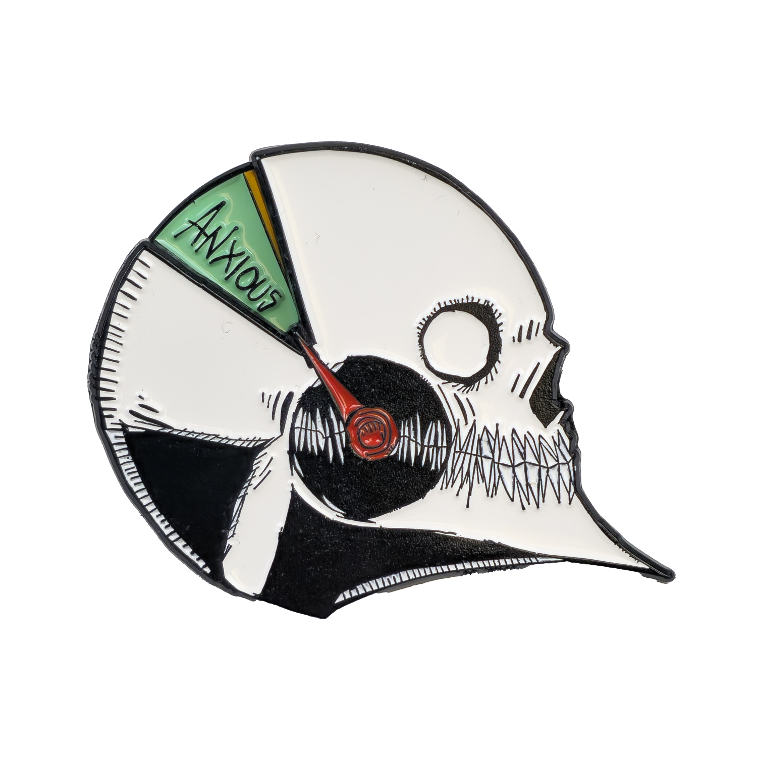 Running Emotions Enamel Pin Any Means Necessary Clothing