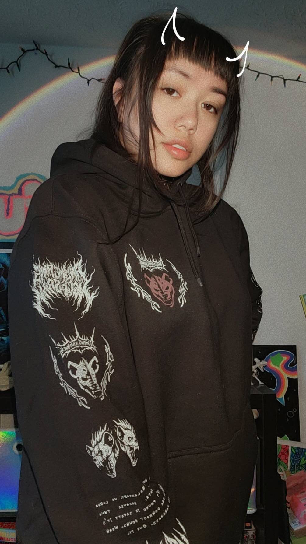 Mantra Pullover Hoodie Any Means Necessary Clothing