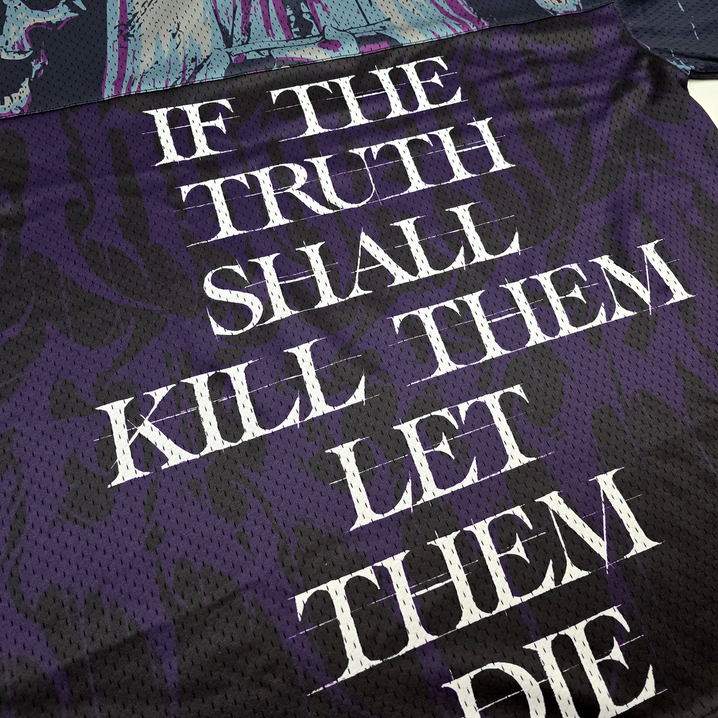 Truth Shall Kill Oversized Jersey Any Means Necessary Clothing