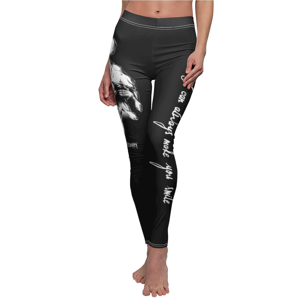 Always Make You Smile Leggings Any Means Necessary Clothing