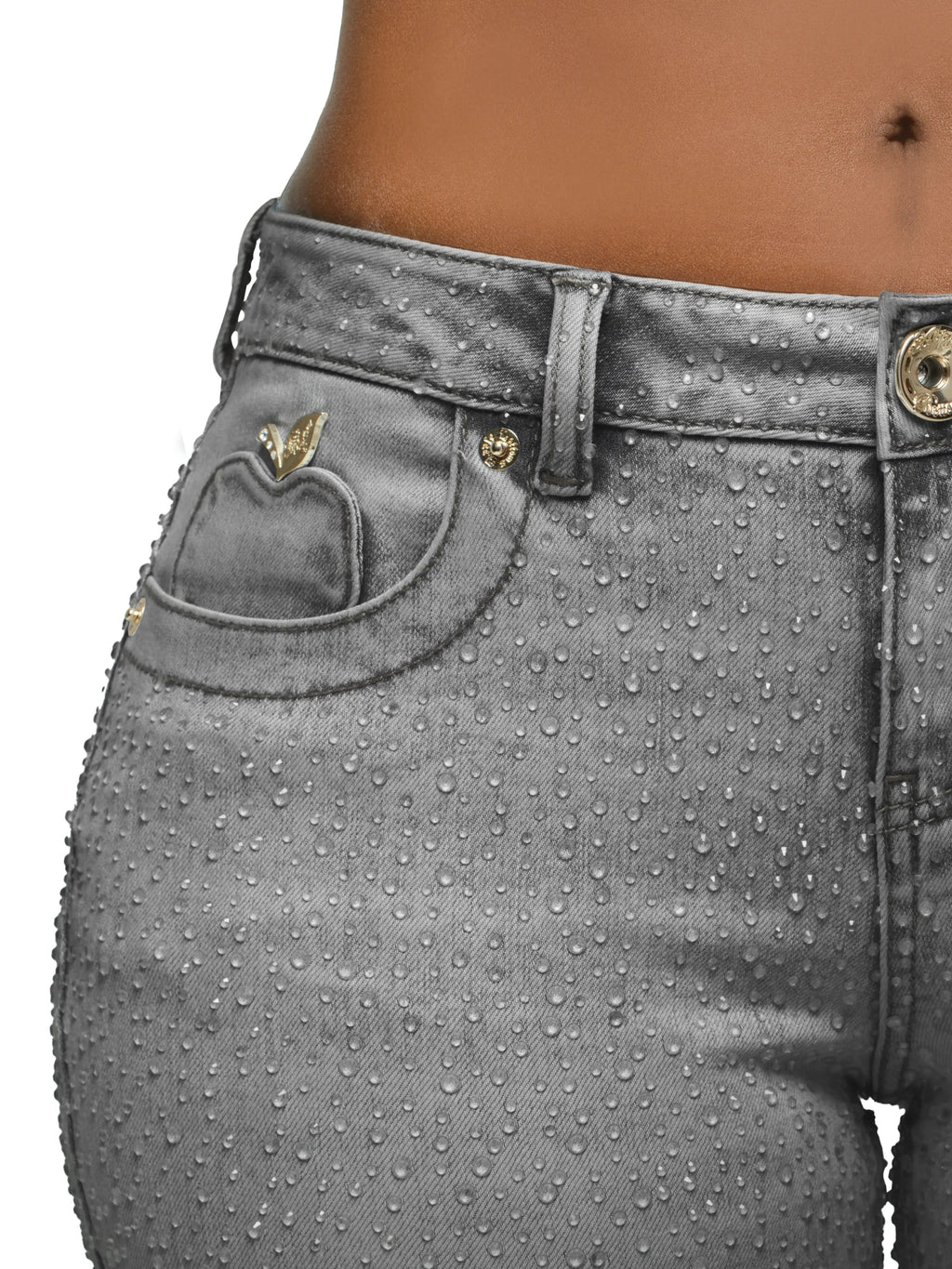 Rain on Me Jean - Slate Apple Bottom Jeans