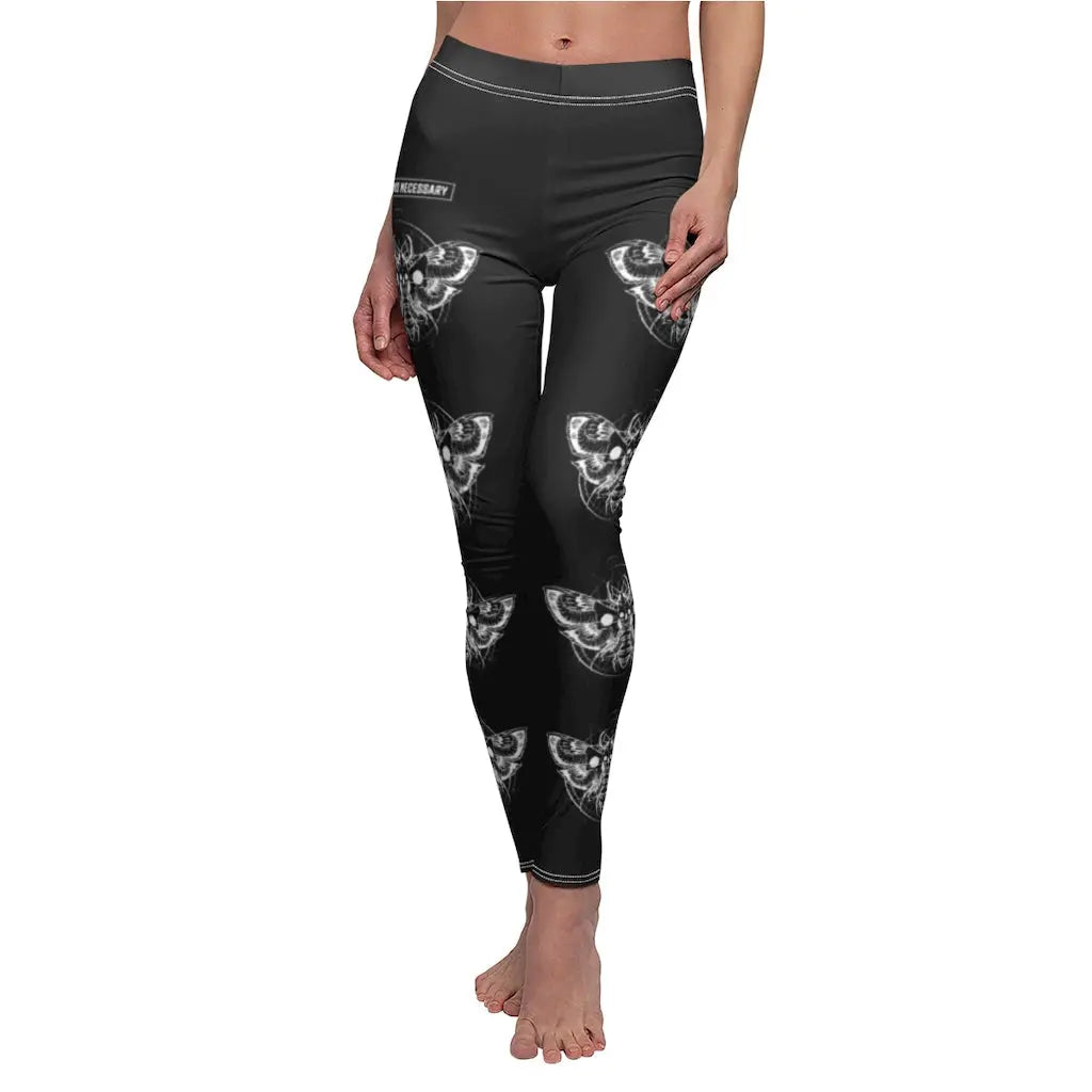 Death Moth Leggings Black Any Means Necessary Clothing