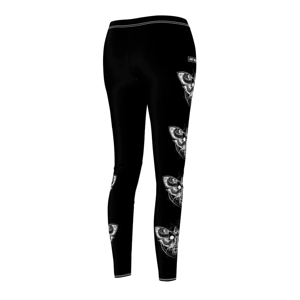 Death Moth Leggings Black Any Means Necessary Clothing